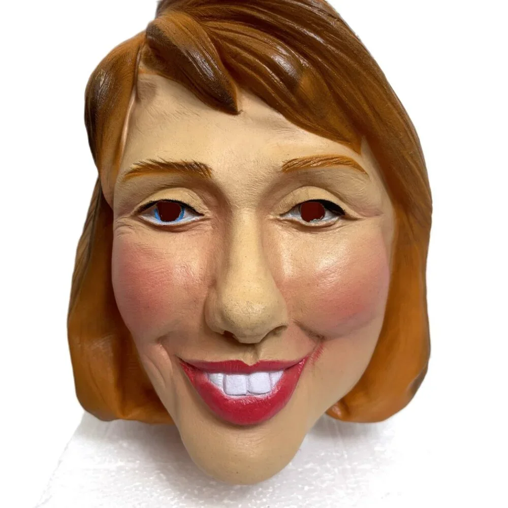 Vintage Hillary Clinton Mask with Liner NOS NWT 1992